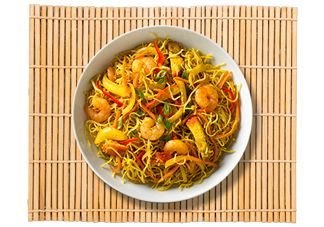 Spicy Shrimp Noodles So Rice Chinese Takeaway Edinburgh 
